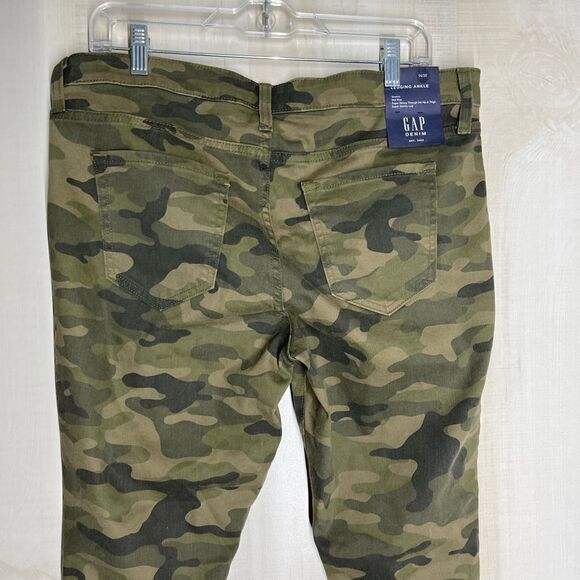 Gap new with tags camouflage mid rise ankle legging, size 14 - Picture 11 of 16